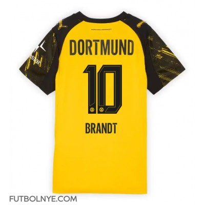 Camiseta Borussia Dortmund Julian Brandt #10 Primera Equipación para mujer 2025-26 manga corta Camiseta Borussia Dortmund Julian Brandt #10 Primera Equipación para mujer 2025-26 manga corta